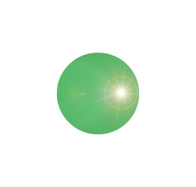 1400LV - LENTE FARO VERDE